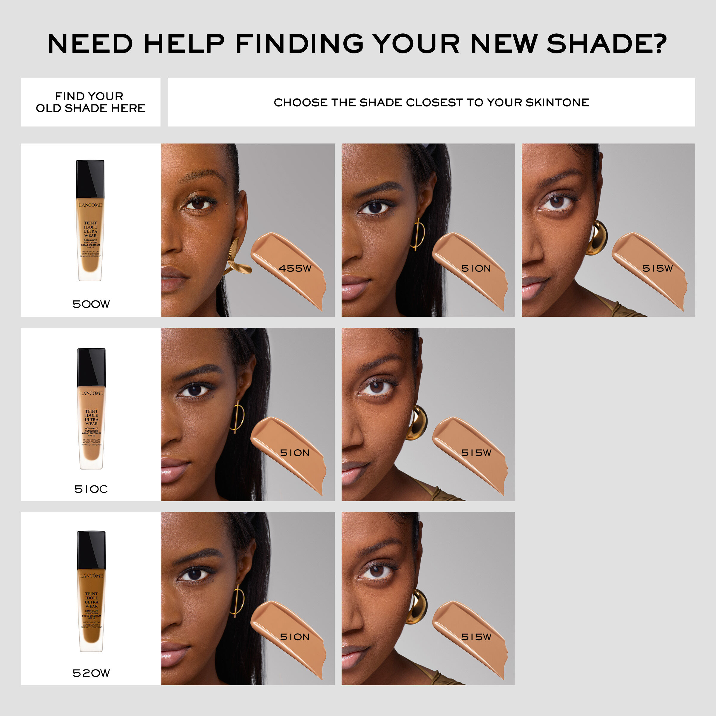 Find Your New Teint Idole Foundation Shade Match – Lancôme